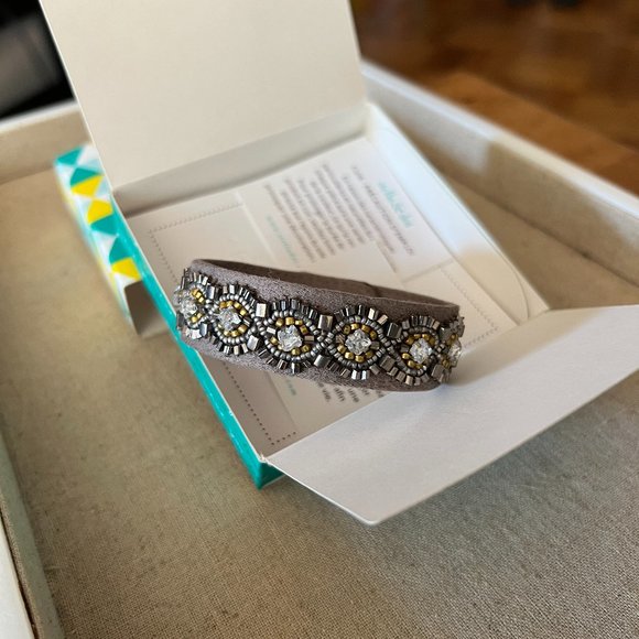 Stella & Dot Faye Embroidered Bracelet - Picture 1 of 1